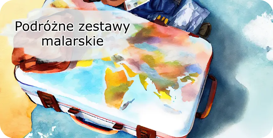 Podróżne zestawy malarskie